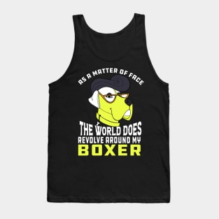 As A Matter Of Face Funny Gift Idea For Dogs Lovers Tank Top